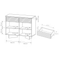 Комод з підсвіткою Semi 2D2S/1047